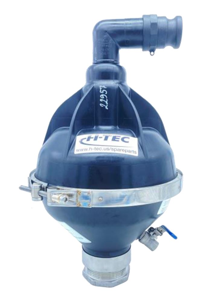 Automatic air release and vacuum valve, short body, Fiberglass