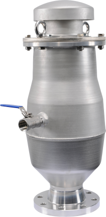 Model 988 F4"r, Automatic air release and vacuum valve, Infinitely variable surge protection, stainless steel 316Ti (Tested maximum pressure 375 PSI)