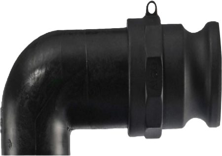Outlet Elbow with Strainer and Camlock Coupling 1.5"